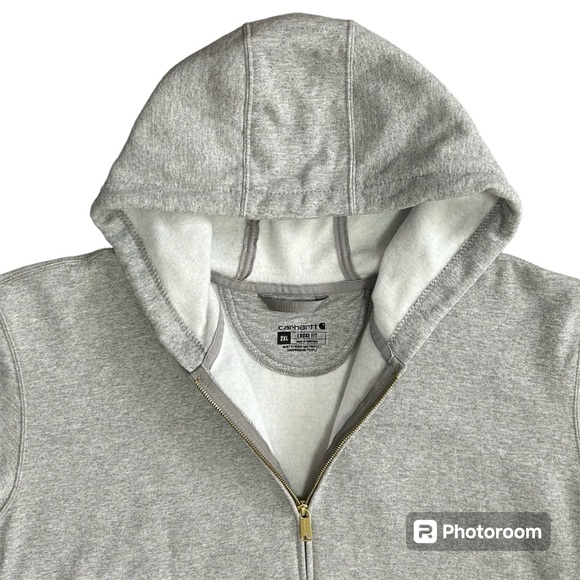 Carhartt Full Zip Hooded Sweatshirt Men’s Size 2XL - Picture 5 of 7